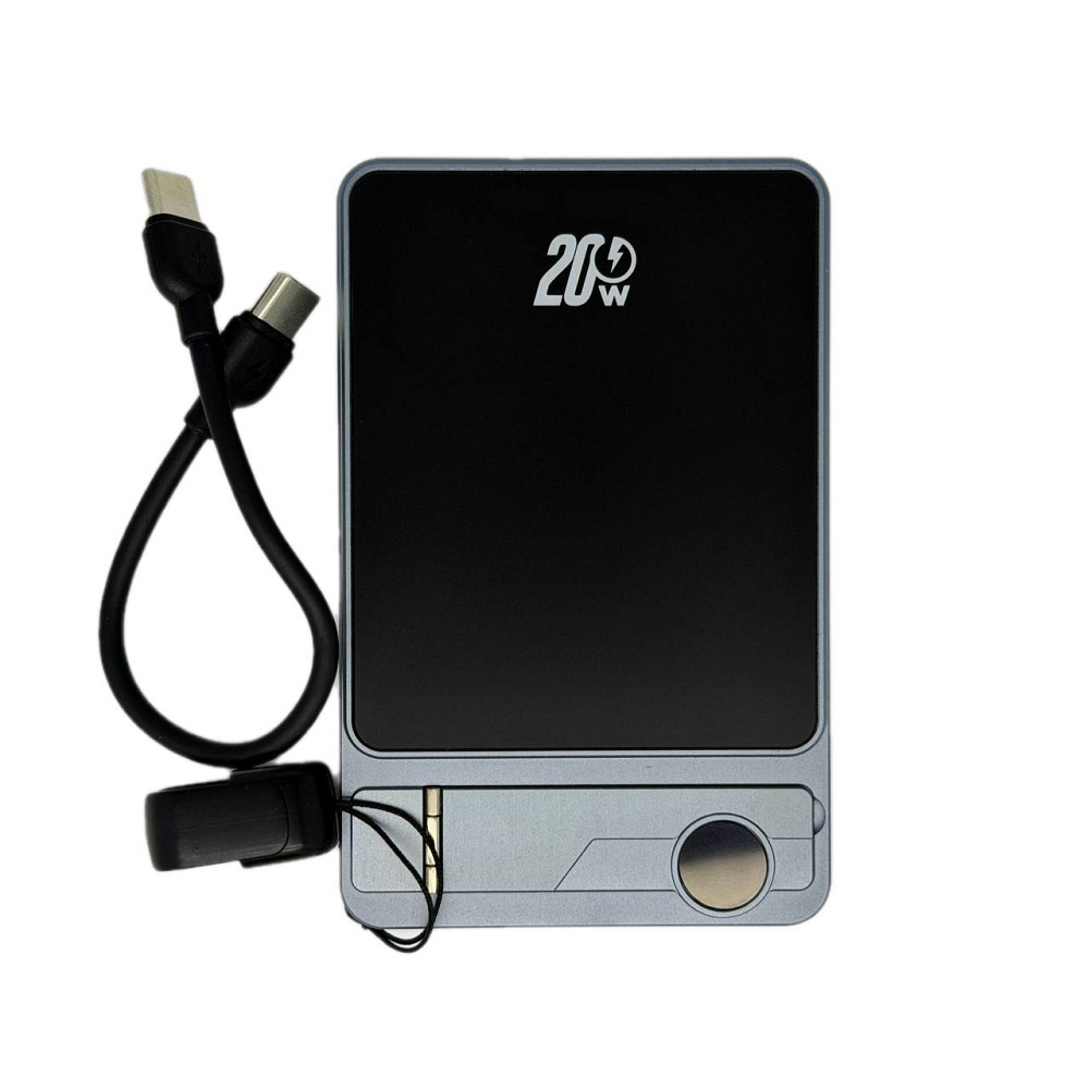 Повербанк F15 5000 mAh 20W (MagSafe) - графітовий Київ - фото 15