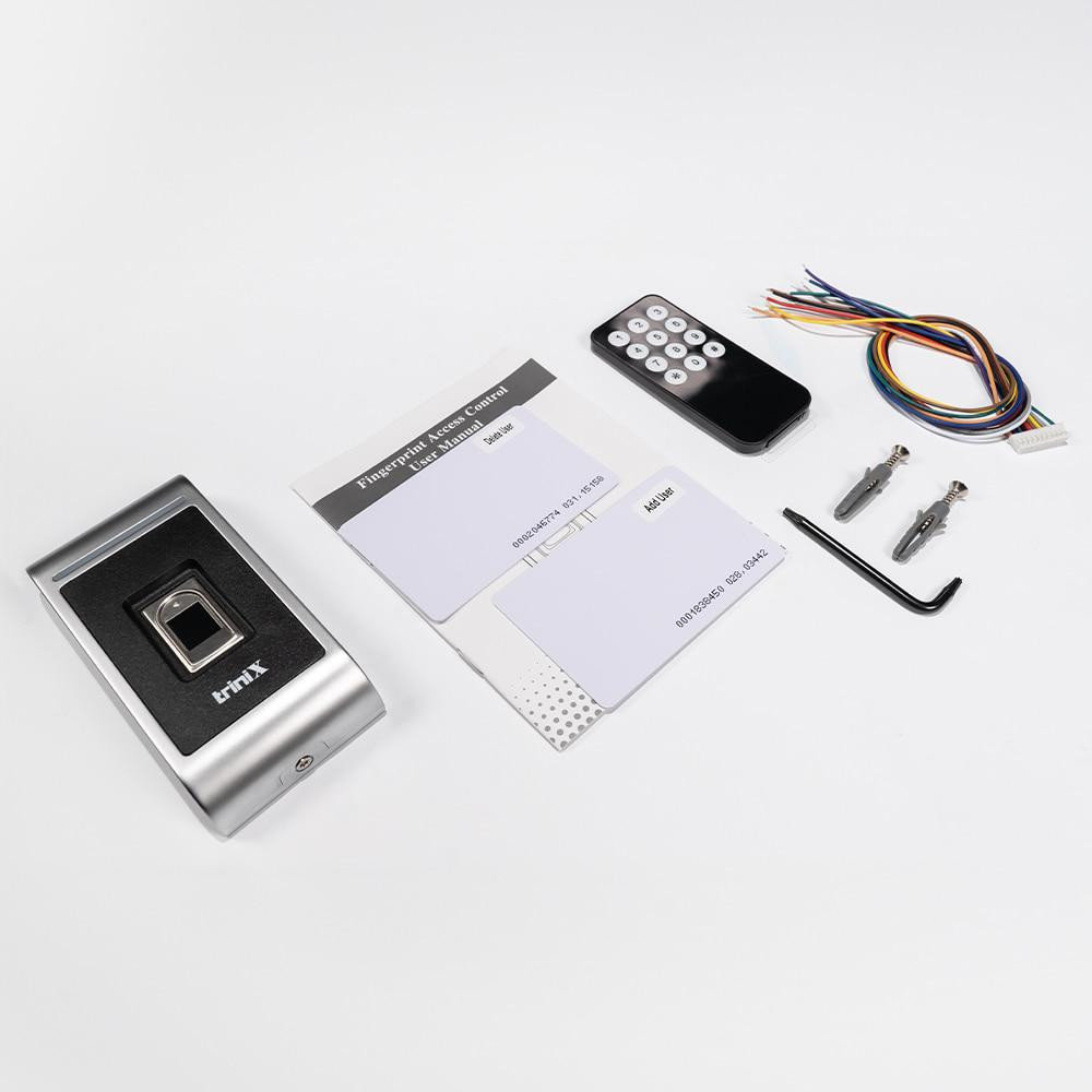 Біометричний антивандальний термінал Trinix TRR-1102EFI зі зчитувачем відбитків пальців і карт EM-Marine (72-00003) Київ - фото 6