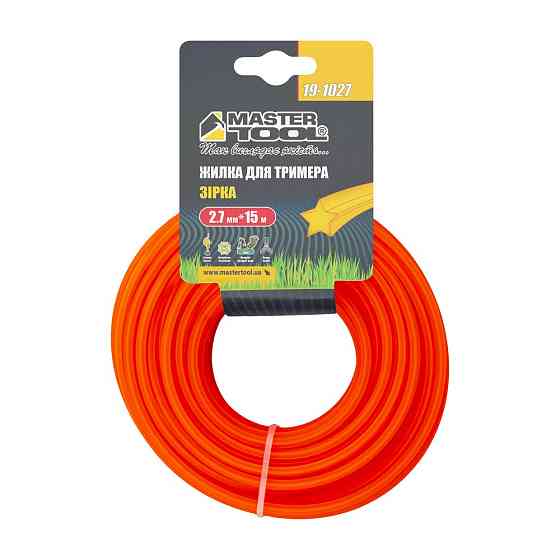 Жилка для тримера MASTERTOOL ЗІРКА 2,70 мм 15 м 19-1027 Коломыя