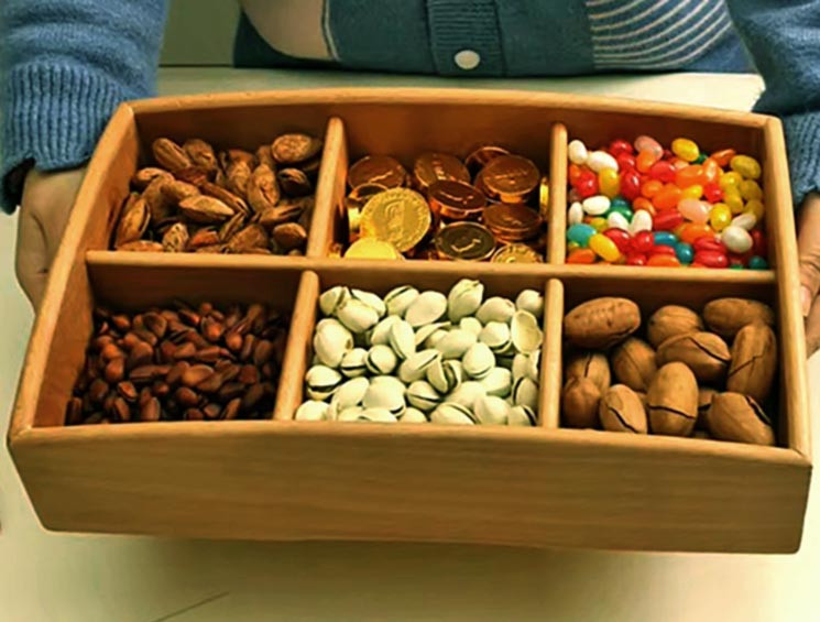 Менажница деревянная 