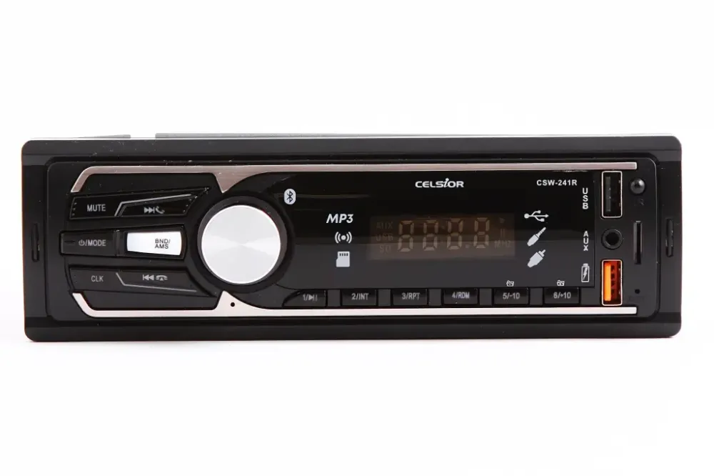 Автомагнітола Celsior CSW- 241R Red BT/USB+USB Charge/MicroSD/ISO/доп. розєм (без радіатора) Вінниця - фото 1
