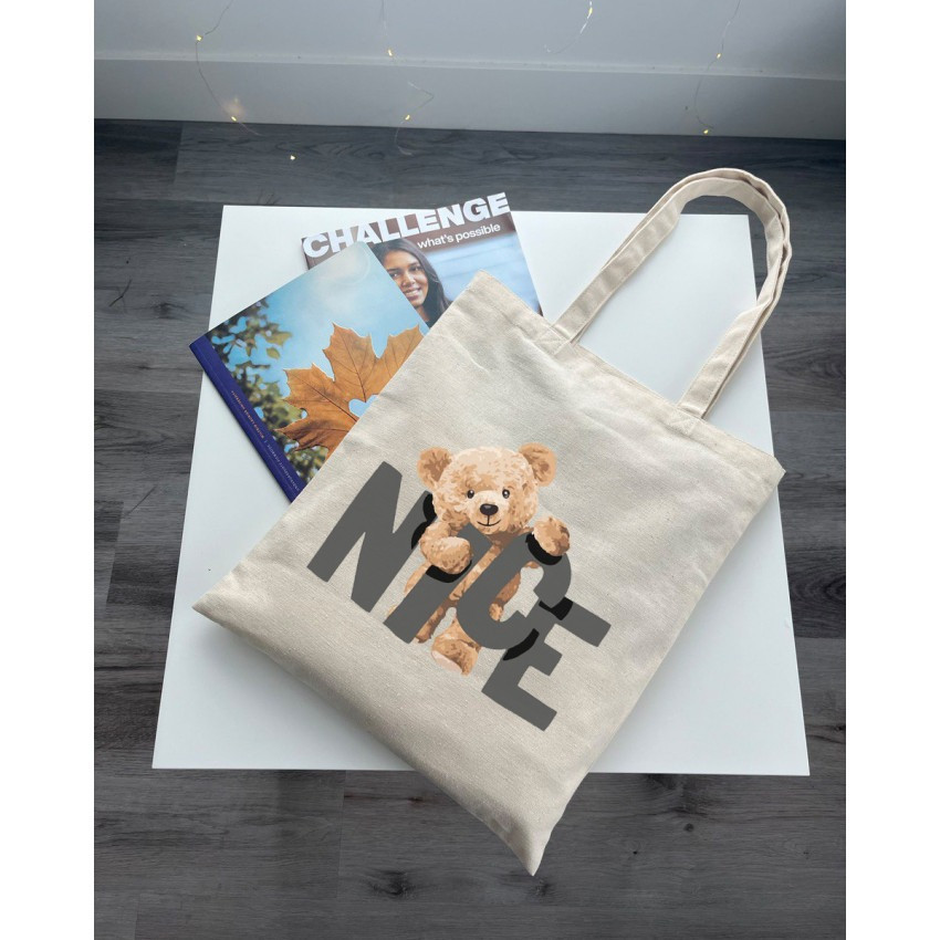 Екошопер BookOpt BK4054 Nice Teddy Bear бежевий Київ - фото 8