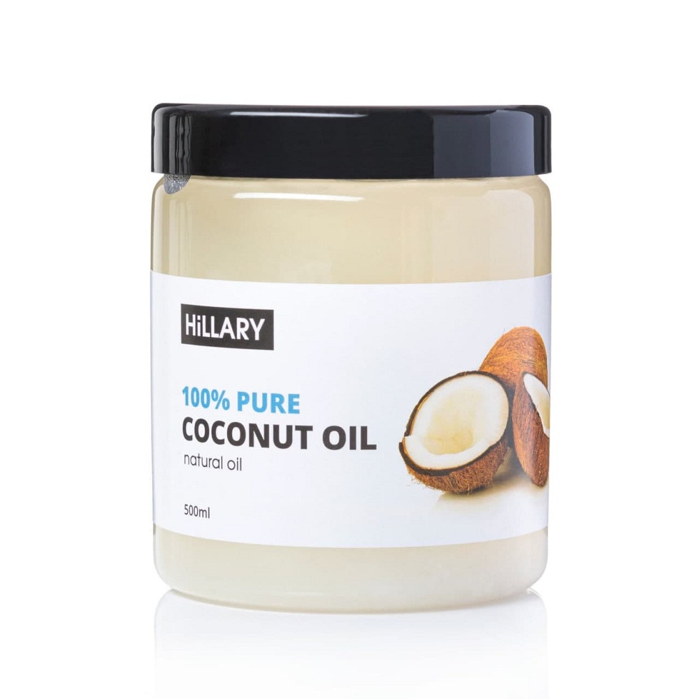 Рафинированное кокосовое масло Premium Quality Coconut Oil Hillary 500 мл Киев - изображение 4