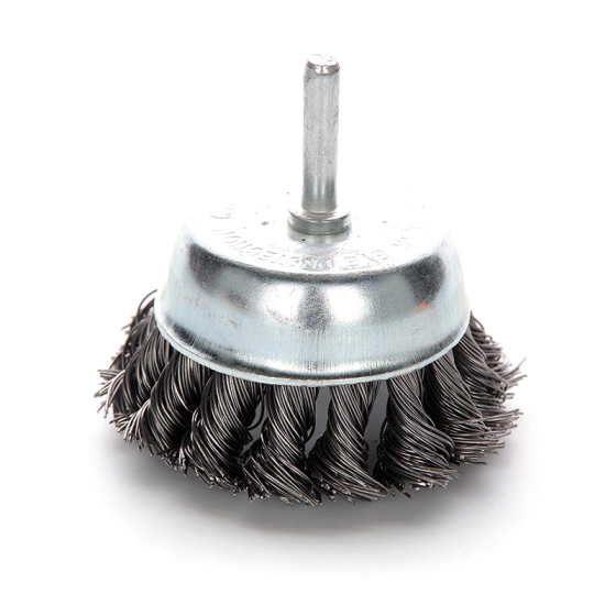 Щітка чаша сталеві витки 65мм (дриль) (APRO) Харків