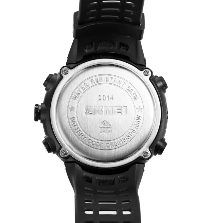 Часы мужские наручные спортивные Skmei 2014 (Черный с черным) Киев