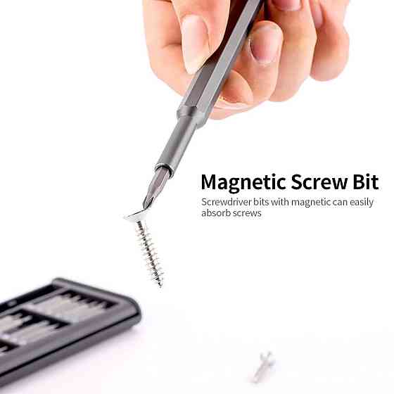 Прецизионная магнитная отвертка с 62 битами в кейсе Киев