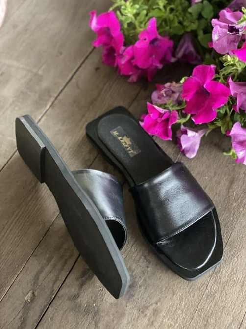 M.KRAFT Шльопанці жіночі M.KRAFT Ш 40 чорні (літо, шкіра натуральна) (4661) Коломия - фото 8