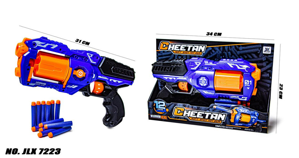 Детский бластер Cheetan с мягкими пулями JLX 7223 Одесса - изображение 2