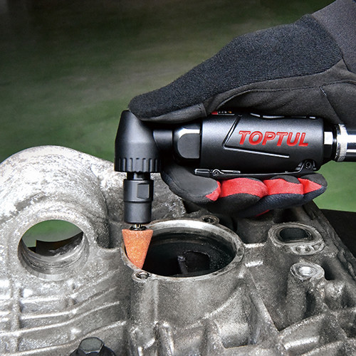 Зачисна машина пневматична кутова 1/4", 6mm 18000об/хв TOPTUL KASD0818 Чернігів - фото 3