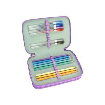 Пенал Cool For School 2 отделения с отворотами Розовый (CF87275) Винница