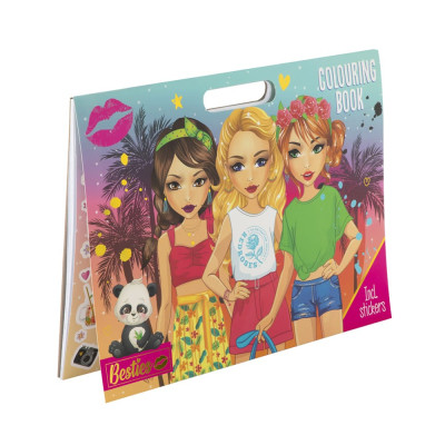 Набор для творчества Besties Раскраска «Мега» со стикерами (961023) Винница - изображение 2