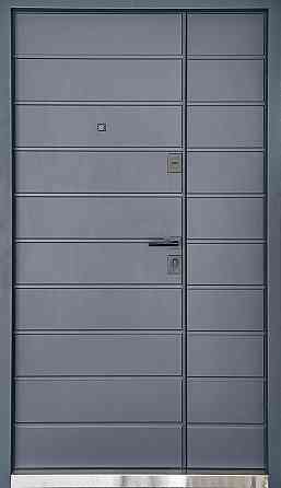 Двери уличные, модель SOLID 76 Антрацит 1200 Киев