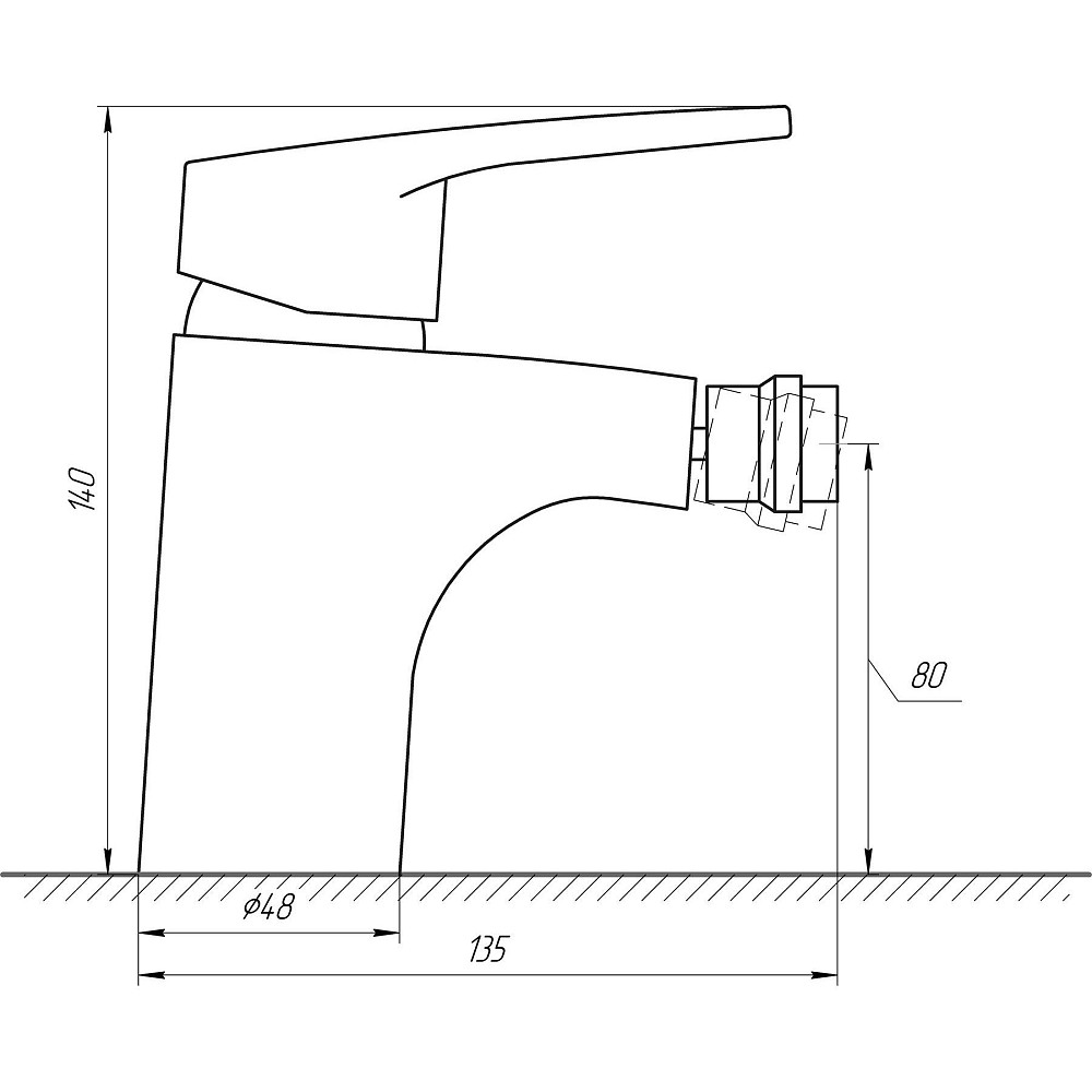 Змішувач для біде DOMINO SIRIUS DSV-106 Киев - изображение 4