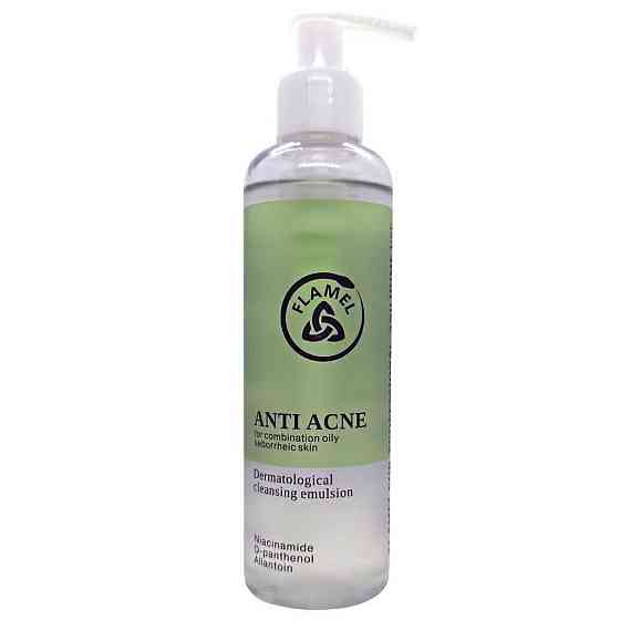 Дерматологическая очищающая эмульсия FLAMEL ANTI ACNE, 200 мл Днепр