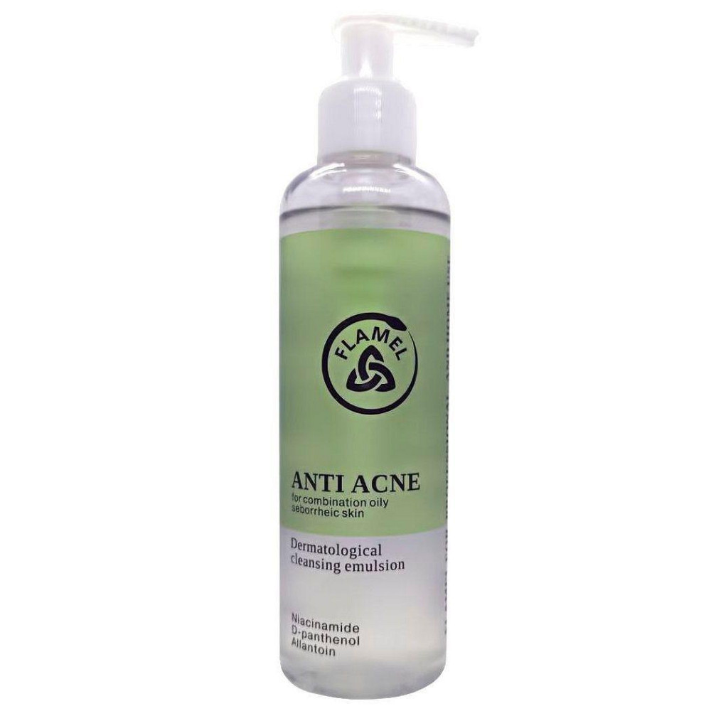 Дерматологическая очищающая эмульсия FLAMEL ANTI ACNE, 200 мл Днепр - изображение 1