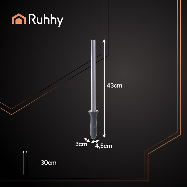 Алмазна точилка мусат для ножів 30 см Ruhhy (26153) Нововолинськ - фото 6