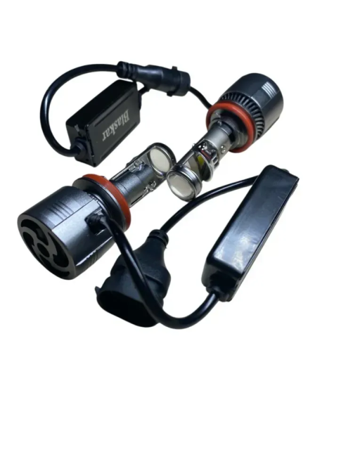 Мини-линзы LED H11 G01 (9-32V) 5700K — Светодиодные лампы с четкой СТГ (Комплект) Харьков - изображение 1