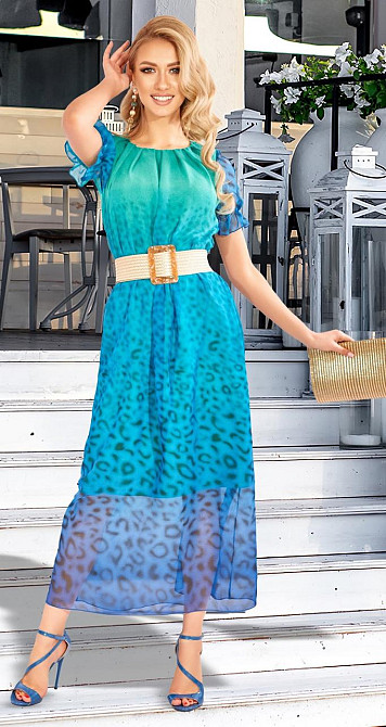 Шифонове плаття в довжині міді (46) Київ - фото 1