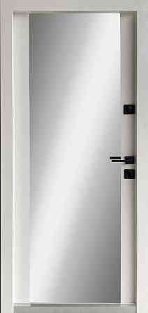 Дверь квартирная СТРОНГ серия ПРОТЕКТ 4 контура, модель СТРИМ 4К с зеркалом Киев