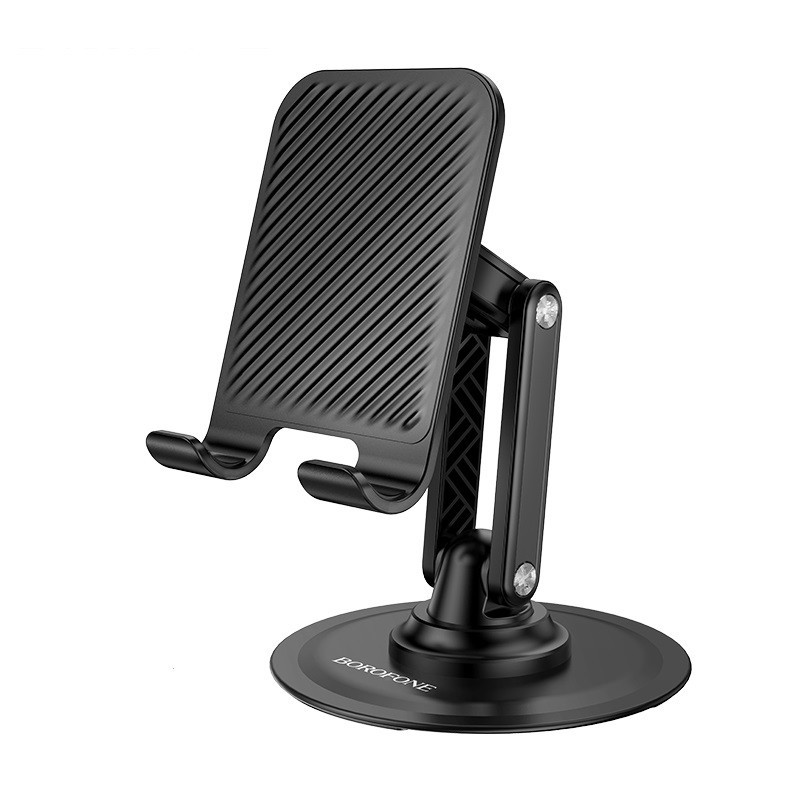Тримач для телефона BOROFONE BH128 Admirado dual-axis rotating desktop stand Black Одеса - фото 1