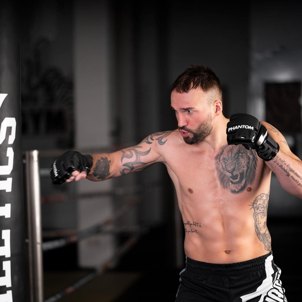 Рукавиці для ММА Phantom APEX Hybrid Black S/M Луцк - изображение 9