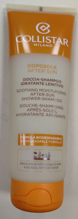 Шампунь для душа после загара Collistar Soothing Moisturizing Shower-Shampoo 250ml Славянск