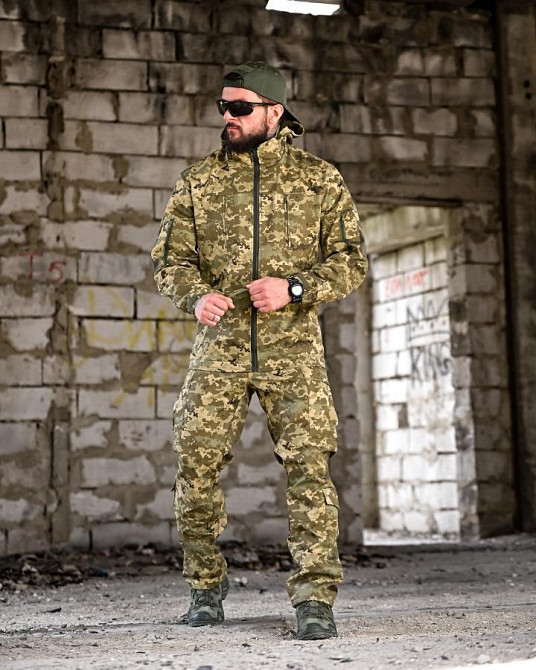 Тактичний костюм гірка retouch на флісі піксель ВТ7681 Одеса - фото 12
