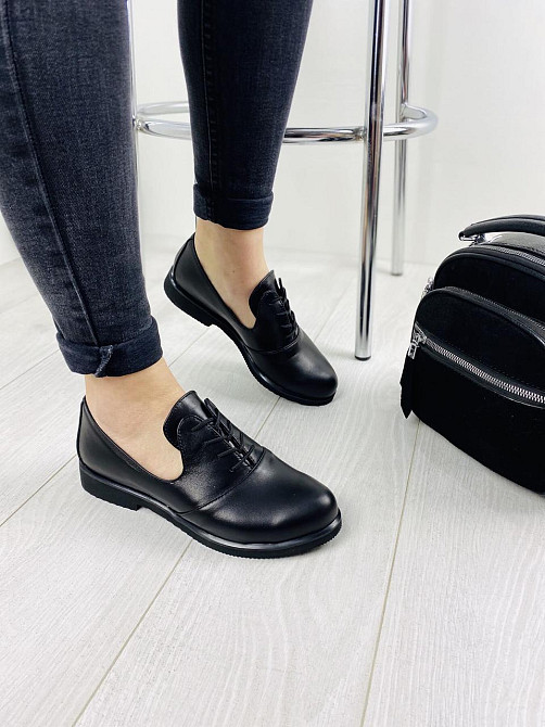 Ilona Туфлі жіночі ILONA 263/L10 чорні (весна-осінь, шкіра натуральна) (3205) Коломия - фото 1