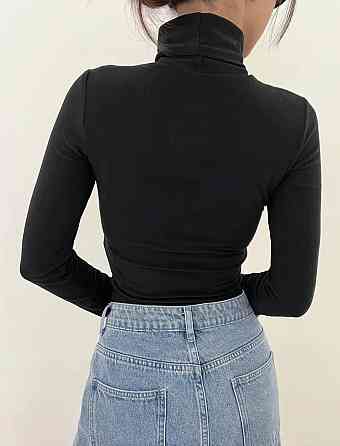 Жіночий базовий термо гольф із тканини пума Чорний, 46/48 Одеса