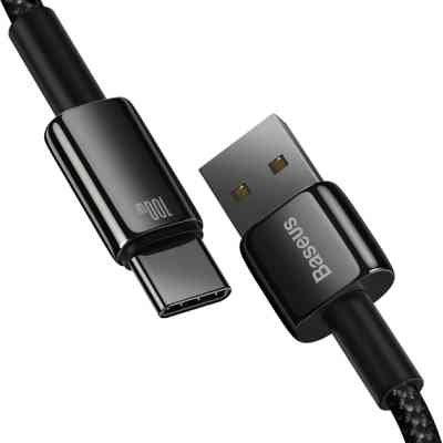 Дата кабель USB 2.0 AM to USB-C 2.0m 100W black Baseus (CAWJ000101) Вінниця