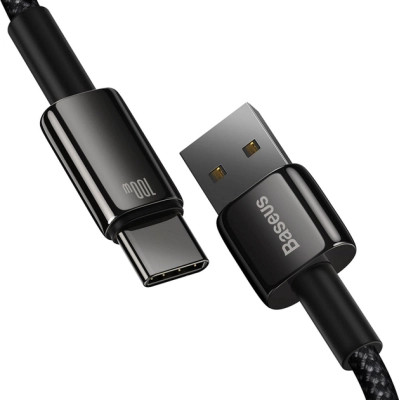 Дата кабель USB 2.0 AM to USB-C 2.0m 100W black Baseus (CAWJ000101) Вінниця - фото 3