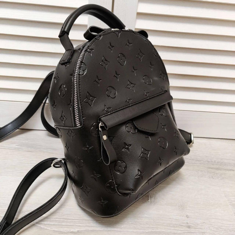 Женский рюкзак классический брендовый. Женский маленький брендовый рюкзак Черный 816 Киев - изображение 5