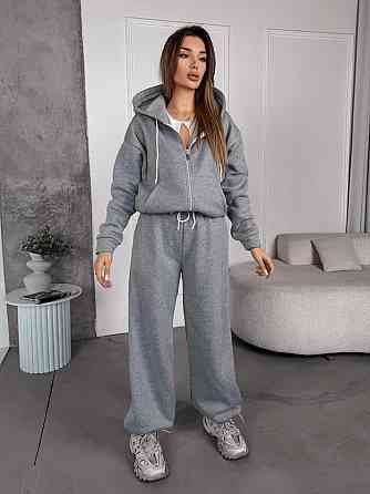 Женский теплый костюм с широкими штанами Одесса