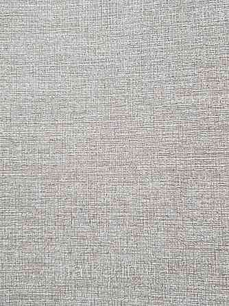 Шпалери метрові вінілові на флізелін AdaWall Beta метрові однотонні під тканину під льон білий з сірим Київ