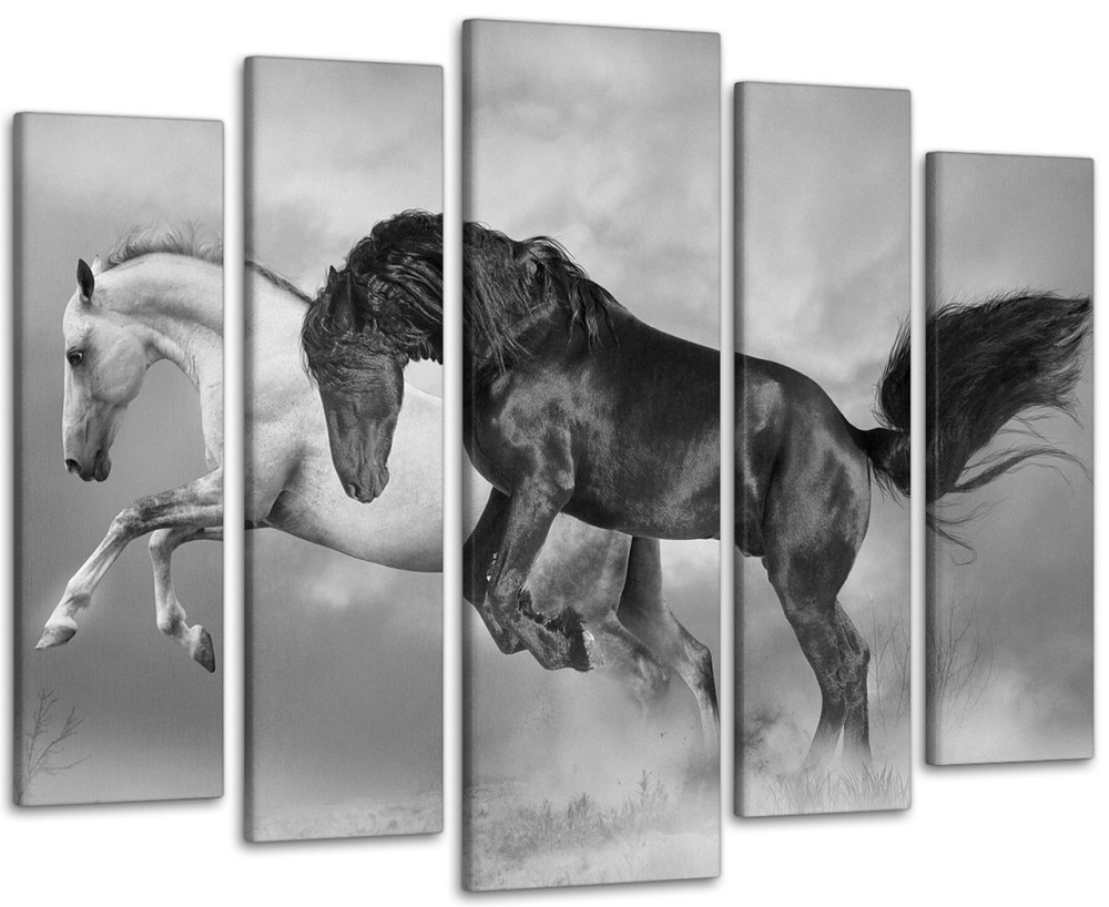 Модульная картина Лошади Art-39_5 99x140 см Киев - изображение 1