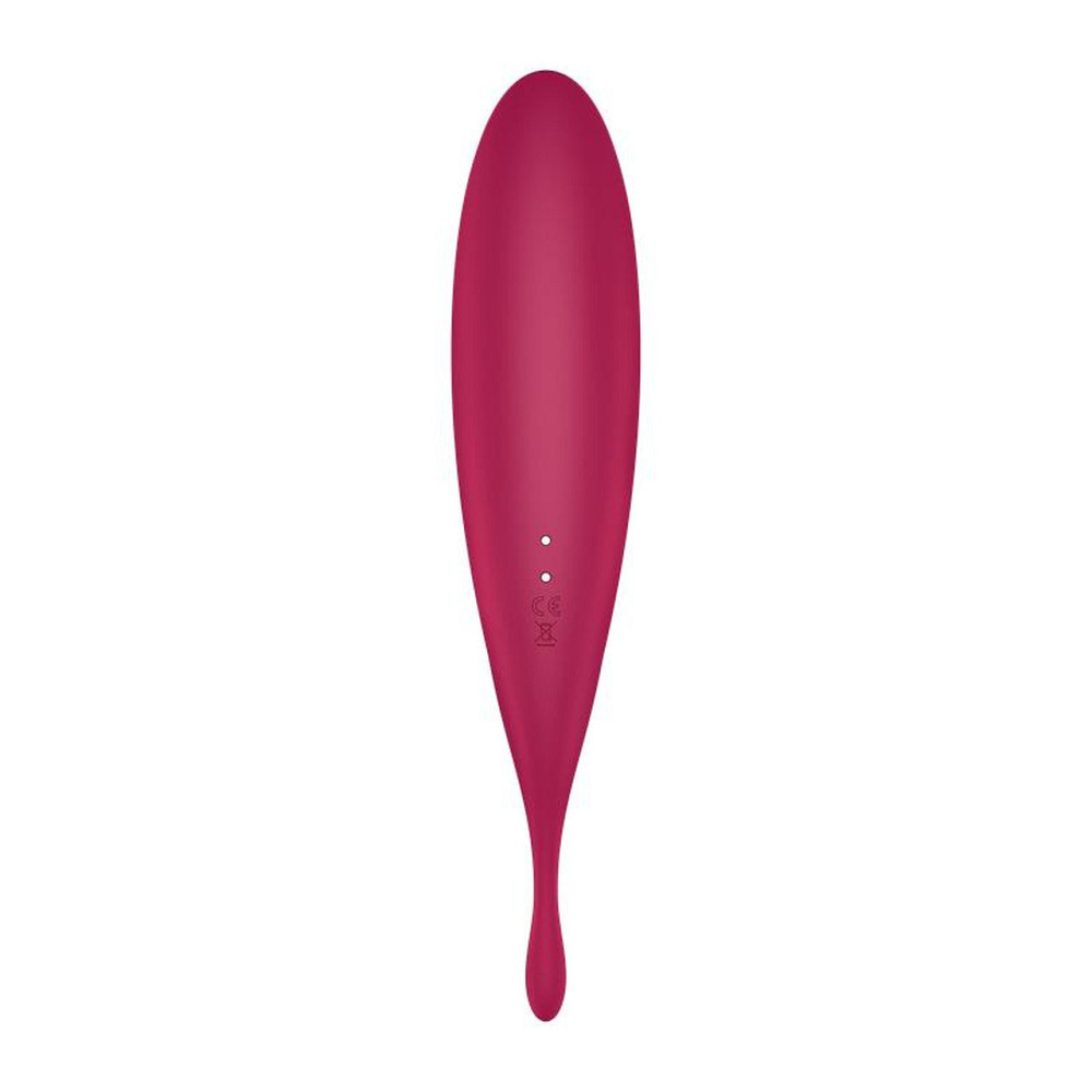 Вибратор с волновой стимуляцией Satisfyer Twirling Pro+ с приложением, красный Sex Aura Киев - изображение 5