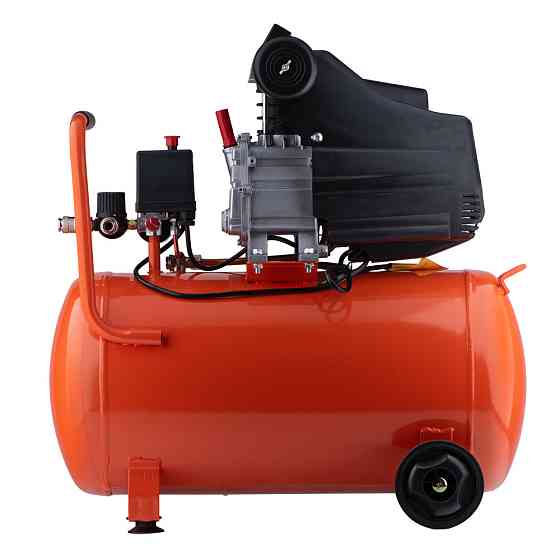 Компрессор одноцилиндровый 1.5кВт 198л/мин 8бар 50л (2 крана) GRAD (7043565) Киев