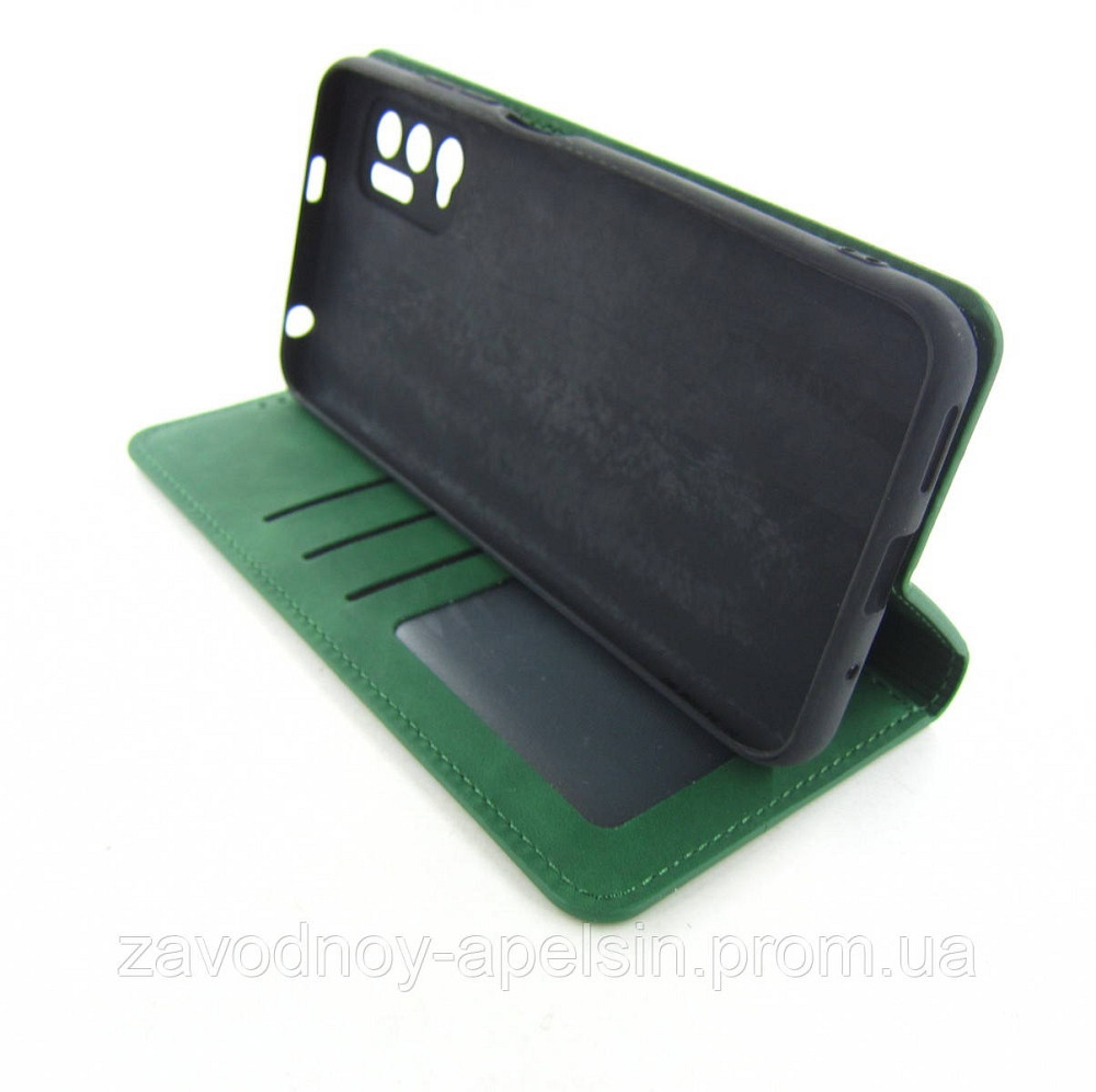 Чохол-книжка Xiaomi M3 pro Note 10 5G Захист камери (зелений) Одеса - фото 3