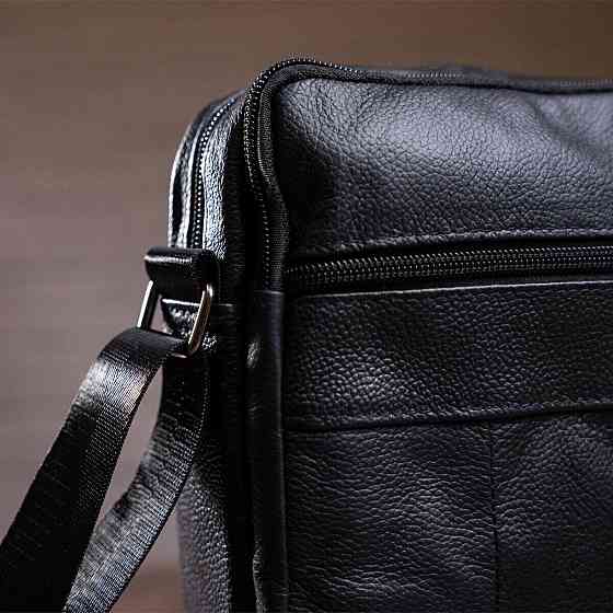 Сумка мужская флотар Черная (Vintage) Киев