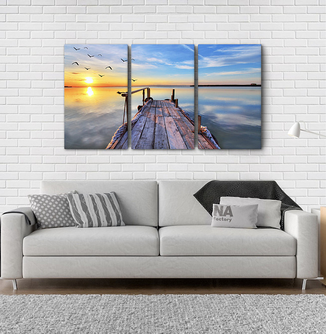 Модульна картина Природа Міст Аrt-77_3А Київ - фото 2