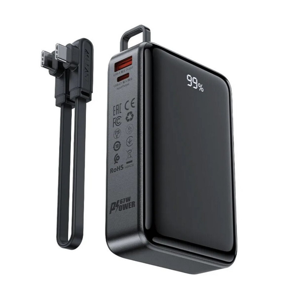 Універсальна мобільна батарея Acefast M14 20000 mAh 22.5 W Black (6974316283966) ( 22298 ) Харків - фото 6