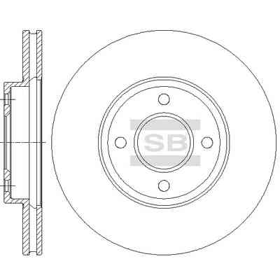 Гальмівний диск HI-Q SD4235 Вінниця