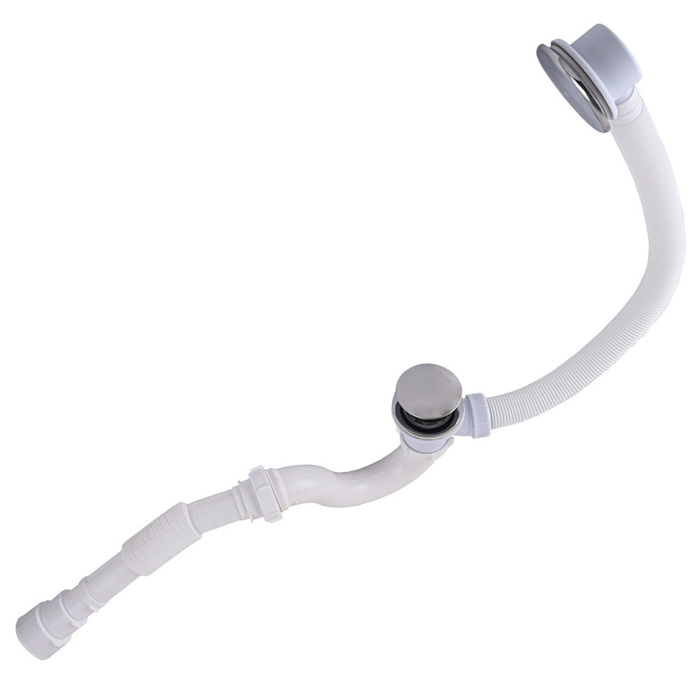 Сифон ″Waterstal″ для ванни Click-Clack з гнучкою трубою 32/40/50 (А - 14089) (000028713) Київ - фото 3
