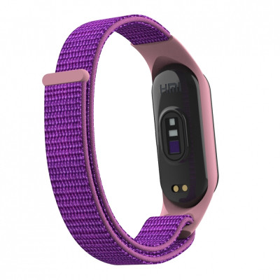 Ремінець до фітнес браслета Armorstandart нейлоновий для Xiaomi Mi Band 7/6/5/4 Purple (ARM67854) Вінниця - фото 2