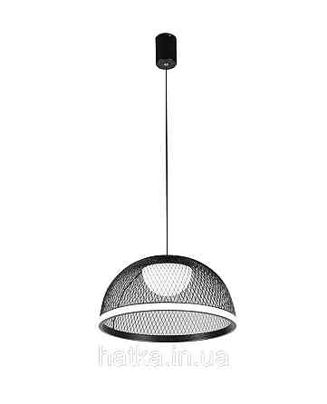 Підвісна світлодіодна люстра 2567/400 (Чорний) з пультом дистанційного керування Київ