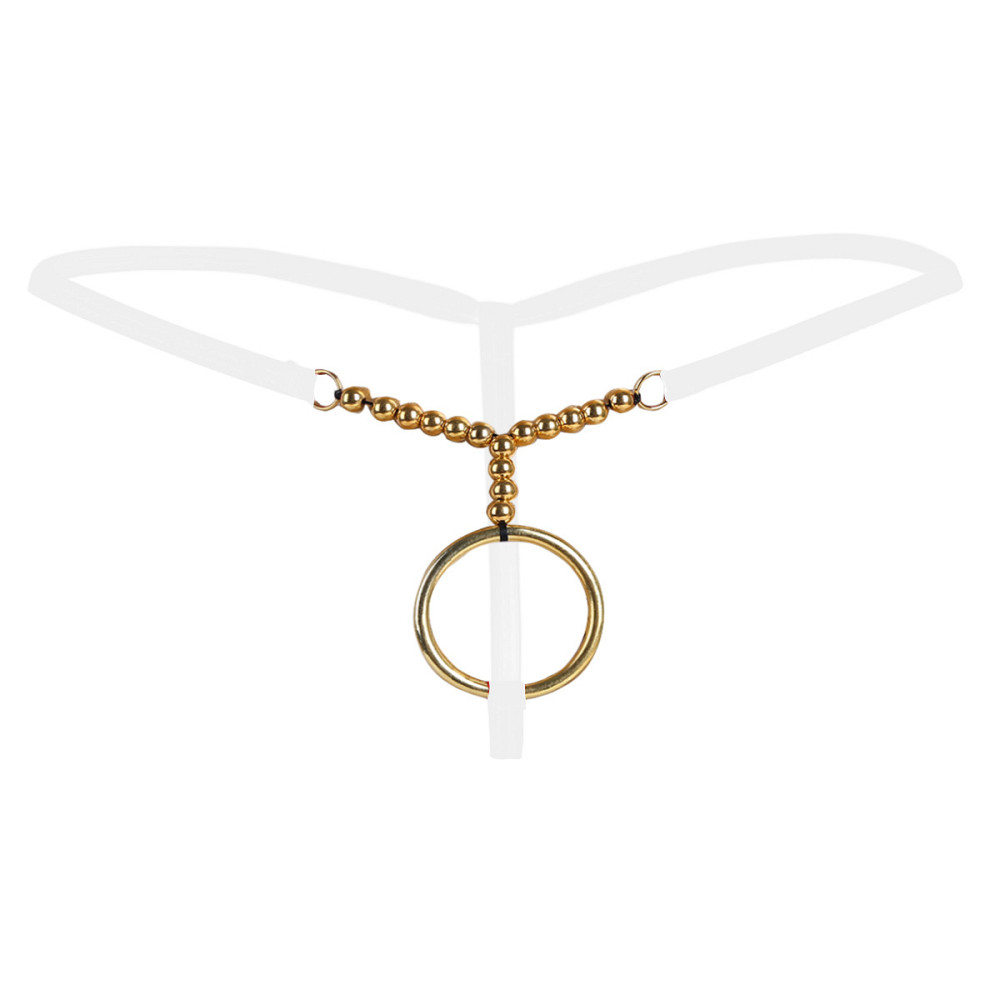 Стринги мужские эротические с кольцом универсальный белый Киев - изображение 5