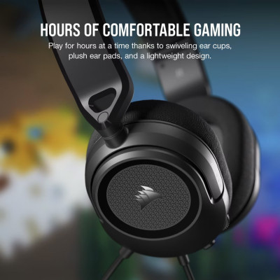 Наушники Corsair HS35 Surround v2 Multiplatform Gaming Carbon (CA-9011386-EU) Винница - изображение 10