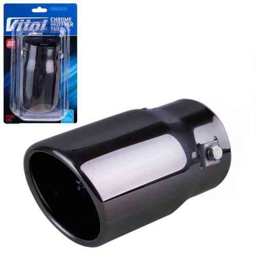 Насадка на глушник НГ-0008 BK, внутрішній діаметр 64 мм, довжина 127 мм, зовнішній діаметр 76 мм Харків