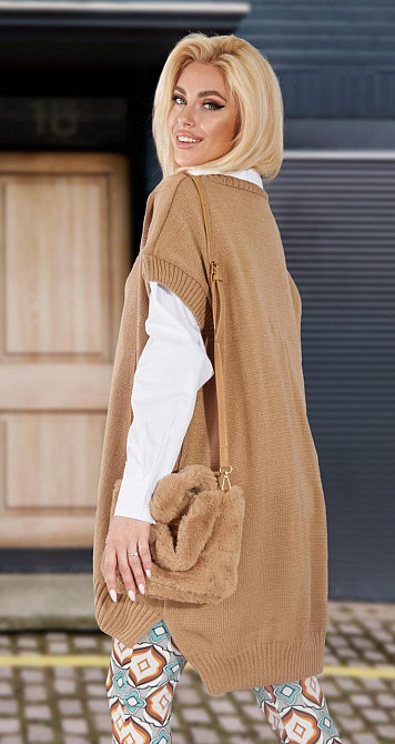 Вязанная жилетка (42-46) Киев - изображение 2