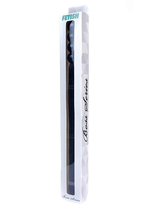 Кнут Silicone Whip Black 14 - Fetish Boss Series Sex Aura Киев - изображение 6